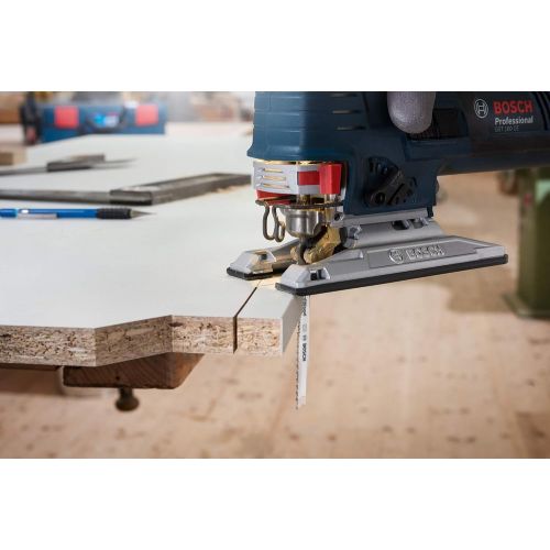  [아마존 핫딜] [아마존핫딜]Bosch Professional 2607010904 Sageblatter and Metall | 40  teiliges Stichsageblatt Set | Setinhalt: T 244 144 D 101 B Clean Wood/T 121 AF Speed for Metal, grau