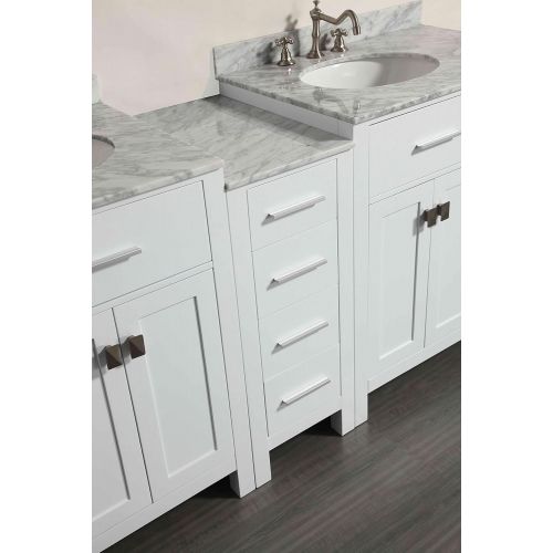  100 Bosconi SB-2LR2104WH3S Double Vanity