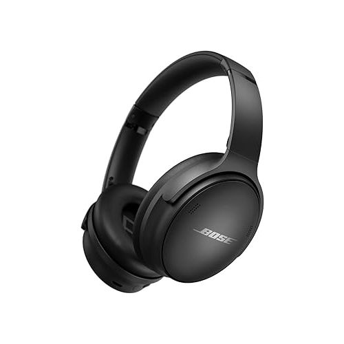 보스 Bose QuietComfort 45 Wireless Bluetooth Noise Cancelling Headphones, Over-Ear Headphones with Microphone, Personalized Noise Cancellation and Sound, Triple Black