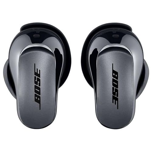 보스 Bose QuietComfort Ultra Wireless Noise Cancelling Earbuds, Bluetooth Noise Cancelling Earbuds with Spatial Audio and World-Class Noise Cancellation, Black
