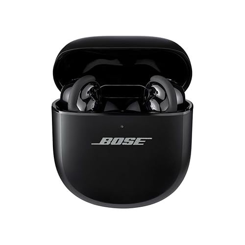 보스 Bose QuietComfort Ultra Wireless Noise Cancelling Earbuds, Bluetooth Noise Cancelling Earbuds with Spatial Audio and World-Class Noise Cancellation, Black