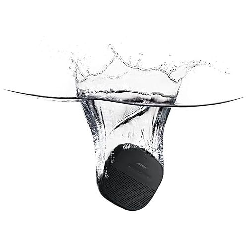 보스 Bose SoundLink Micro Bluetooth Speaker: Small Portable Waterproof Speaker with Microphone, Black