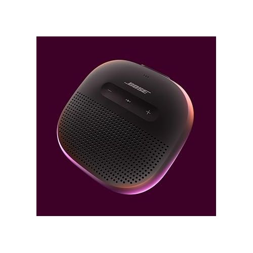 보스 Bose SoundLink Micro Bluetooth Speaker: Small Portable Waterproof Speaker with Microphone, Black