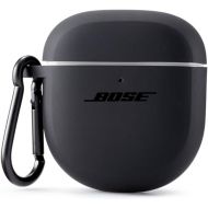 Bose Case Cover for QuietComfort Earbuds II, Protective Silicone Exterior, with Aluminum Carabiner for Convenient Carrying, Triple Black