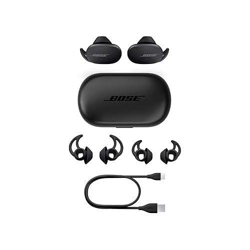 보스 Bose QuietComfort Noise Cancelling Earbuds-Bluetooth Wireless Earphones, Triple Black