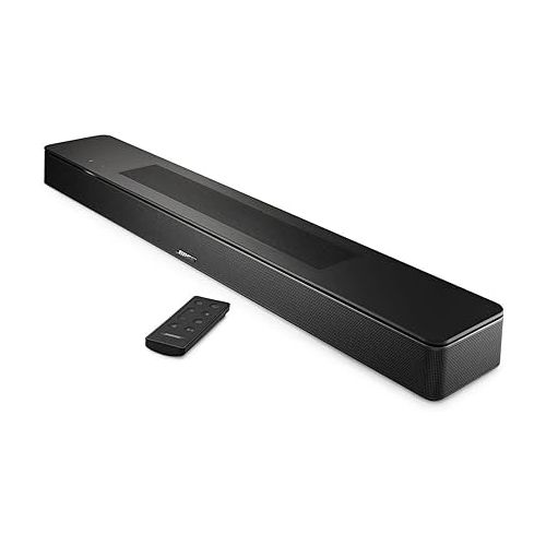 보스 Bose Smart Soundbar 600, Black Bundle with Wireless Surround Speakers (Pair), Bass Module 500