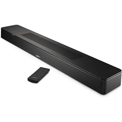 보스 Bose Smart Soundbar 600, Black Bundle with Wireless Surround Speakers (Pair), Bass Module 500