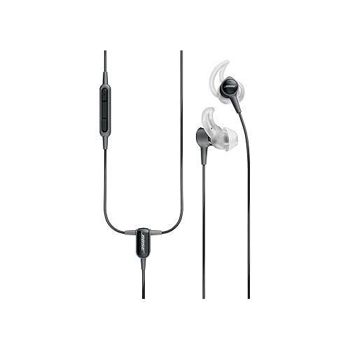 보스 Bose SoundTrue Ultra in-ear headphones -compatible for Apple devices 741629-0010-cr Charcoal (Renewed)