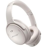 Bose QuietComfort 45 Wireless Bluetooth Noise Cancelling Headphones, Over-Ear Headphones with Microphone, Personalized Noise Cancellation and Sound, White Smoke