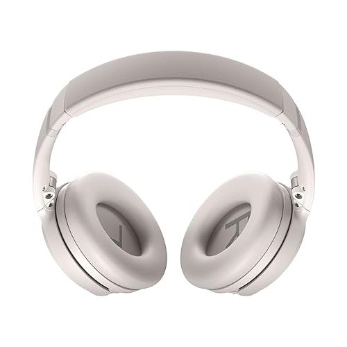 보스 Bose QuietComfort Wireless Noise Cancelling Headphones, Bluetooth Over Ear Headphones with Up to 24 Hours of Battery Life, White Smoke (Renewed)