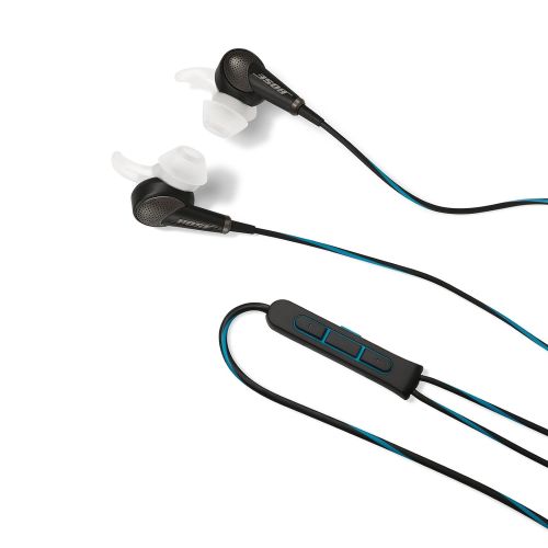 보스 Bose QuietComfort 20 Acoustic Noise Cancelling Headphones, Apple Devices, Black - 718839-0010