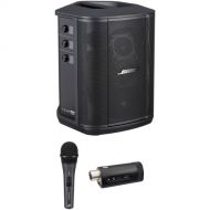 Bose S1 Pro+ Wireless PA System Kit with Sennheiser Handheld Mic and Mic Transmitter