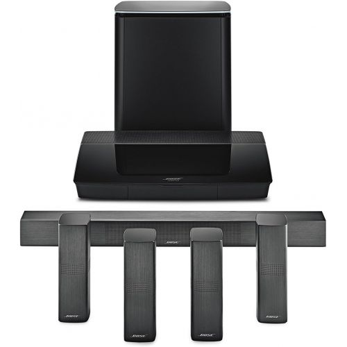 보스 [아마존베스트]Bose Lifestyle 650 Home Entertainment System with Ceiling Brackets (1 OmniJewel Center Channel Wall Bracket & 4 OmniJewel Ceiling Brackets) - Black