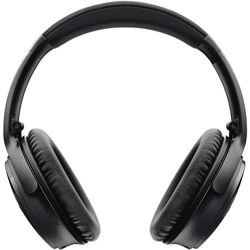 보스 [아마존베스트]Bose QuietComfort 35 II Wireless Bluetooth Headphones, Noise-Cancelling, with Alexa voice control, enabled with Bose AR  Black