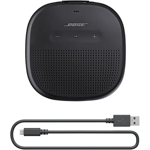 보스 Bose SoundLink Micro Bluetooth Speaker: Small Portable Waterproof Speaker with Microphone, Black