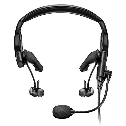 보스 Bose Proflight Series 2 Aviation Headset, Non-Bluetooth, Dual Plug Cable, Black