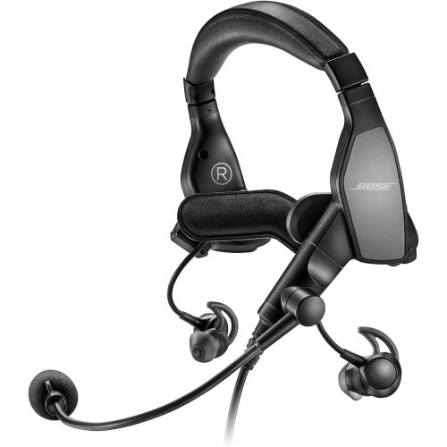 보스 Bose Proflight Series 2 Aviation Headset, Non-Bluetooth, Dual Plug Cable, Black