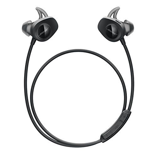보스 Bose SoundSport, Wireless Earbuds, (Sweatproof Bluetooth Headphones for Running and Sports), Black
