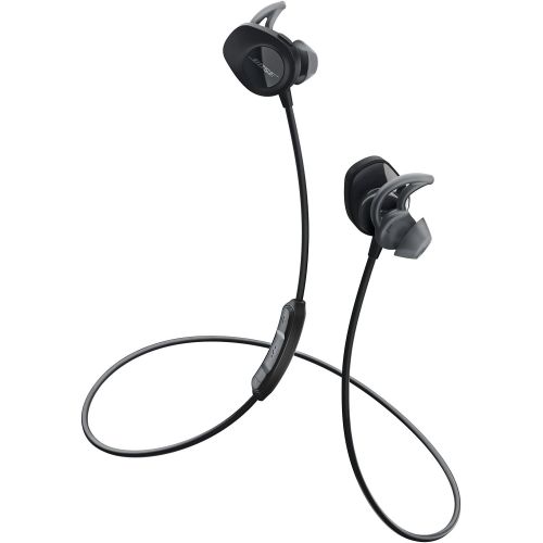 보스 Bose SoundSport, Wireless Earbuds, (Sweatproof Bluetooth Headphones for Running and Sports), Black