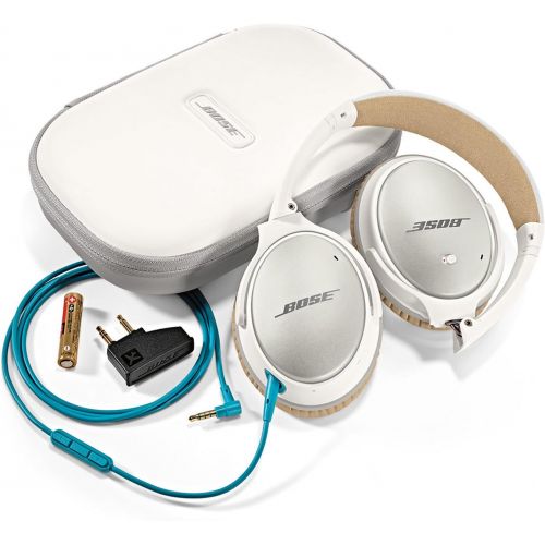 보스 Bose QuietComfort 25 Acoustic Noise Cancelling Headphones for Apple devices - White (Wired 3.5mm)