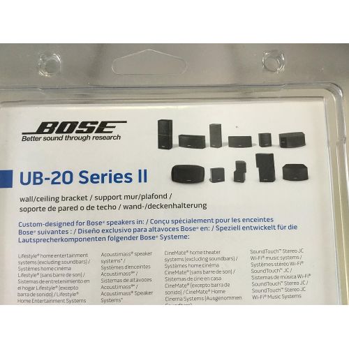 보스 Bose UB-20 Series II Wall/Ceiling Bracket Black