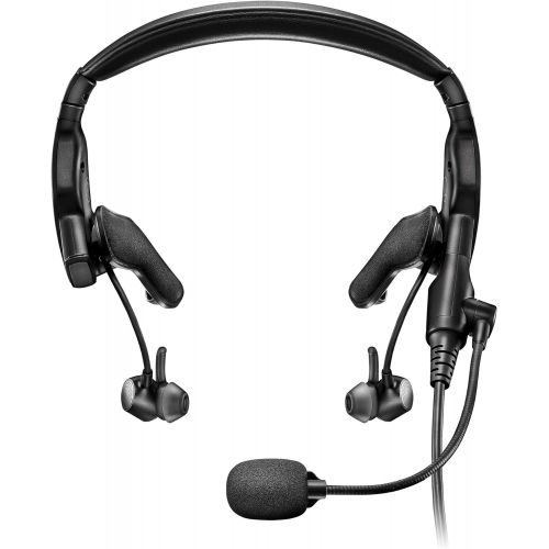 보스 Bose Proflight Series 2 Aviation Headset, Non-Bluetooth, 5 Pin XLR Cable, Black