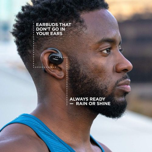 보스 Bose Sport Open Earbuds ? True Wireless Open Ear Headphones - Sweat Resistant for Running, Walking and Workouts, Black