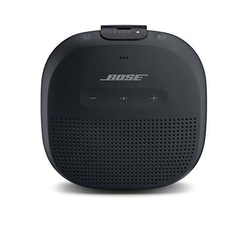 보스 Bose SoundLink Micro Bluetooth Speaker: Small Portable Waterproof Speaker with Microphone, Black