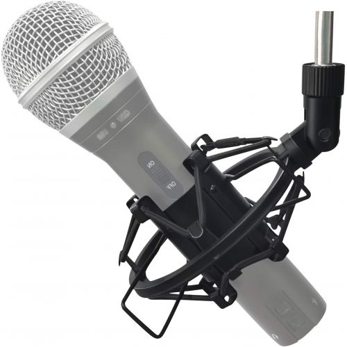 보스 Boseen Microphone Shock Mount Mic Holder For Samson Q2U Shure SM58 ATR2100-USB Behringer Xm8500, Mic Clip Holder Mount for Diameter 28mm-32mm Dynamic Microphone Like AT2005-USB Shure PGA4