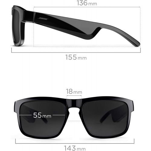 보스 [무료배송]보스 프레임 테너 블루투스 썬글라스 오디오 블랙 Bose Frames Tenor Audio Sunglasses