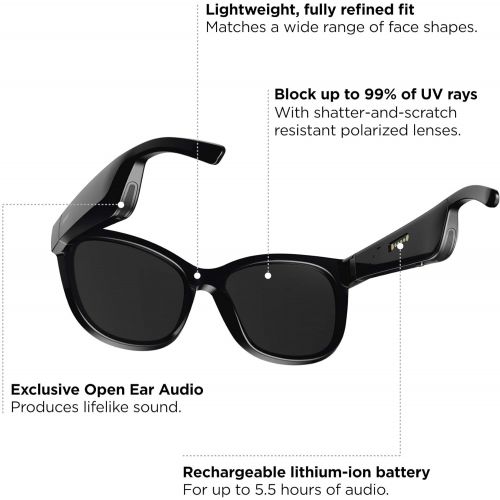 보스 [무료배송]보스 프레임 소프라노 블루투스 썬글라스 오디오 Bose Frames Soprano Audio Sunglasses Black