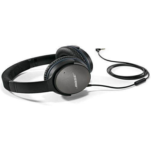 보스 Bose QuietComfort 25 Acoustic Noise Cancelling Headphones for Apple devices - Black (Wired 3.5mm)