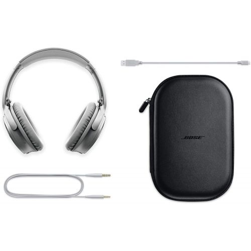 보스 Bose QuietComfort 35 II Wireless Bluetooth Headphones, Noise-Cancelling, with Alexa Voice Control -Silver