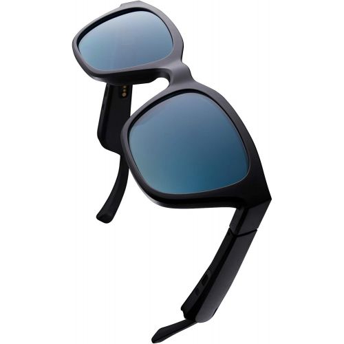 보스 [아마존베스트]Bose Frames - Audio Sunglasses with Open Ear Headphones, Black, with Bluetooth Connectivity with a Gradient Blue Replacement Lens