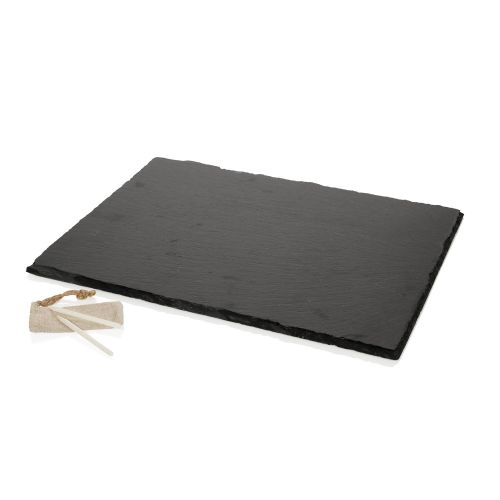  Boska Holland Slate Serving Cheese Board, Hand Cut Edge, 16 x 12, Pro Collection