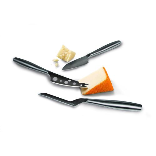  Boska Holland 357615 Copenhagen Kaesemesser, Edelstahl, 3-teilig 3-Piece Knife Set For All Cheese Types stahl