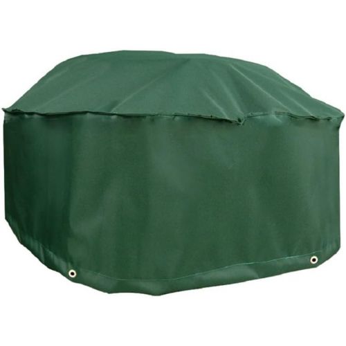  Bosmere Round Fire Pit Cover, 60 x 24, Green