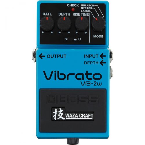  Boss},description:Ahead of its time when it debuted in 1982, the VB-2 Vibrato has been rediscovered by modern players looking to create unique guitar textures with stompbox effects