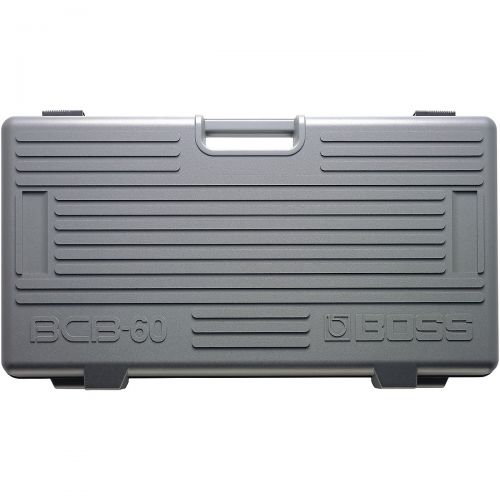  Boss},description:The BOSS BCB-60 Pedal Case makes setup, breakdown and storage simple. Its padded interior protects and holds your effects pedals in place. The BCB-60 holds a wide
