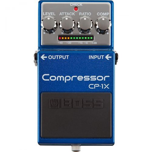  Boss},description:Powered by BOSS’s MDP technology, the CP-1X is a new type of multi-band compressor for guitar that preserves the character of your instrument and technique for un