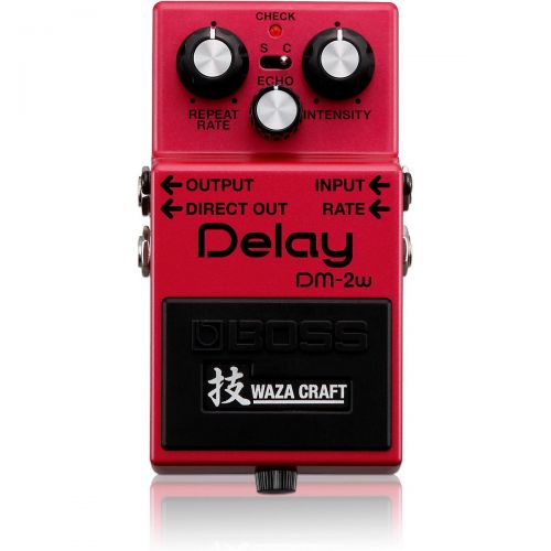  Boss},description:Ever since being discontinued way back in 1984, the BOSS DM-2 Delay pedal has remained highly sought after by players everywhere for its warm, bucket brigade anal