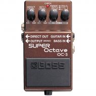 Boss},description:The Boss OC-3 SUPER Octave Pedal is the worlds first compact pedal with true polyphonic octave effects! With Polyphonic Octave mode, drive mode with distortion, a
