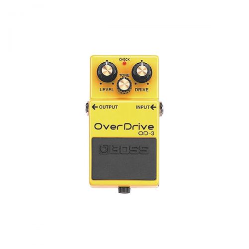  Boss},description:The Boss OD-3 OverDrive Pedal gives you one of the most versatile overdrives on the planet. Features classic 3-knob configuration with level, drive, and tone cont