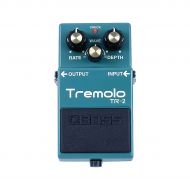 Boss},description:The classic Boss TR-2 Tremolo Pedal creates real vintage tremolo guitar sounds and variations. Built-in wave knob lets you alter the LFO waveform from triangle to