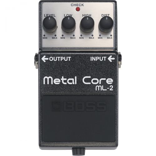  Boss},description:With its extreme gain, the Boss ML-2 guitar effects pedal is one of the most potent and heavy distortion pedals ever created by BOSS. It easily delivers massive d