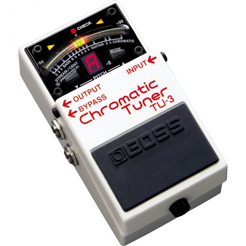  Boss},description:One of the worlds top-selling stage tuners, the BOSS TU-2, has evolved and improved into the TU-3 pedal tuner. Housed in a tank-tough BOSS stompbox body, the TU-3