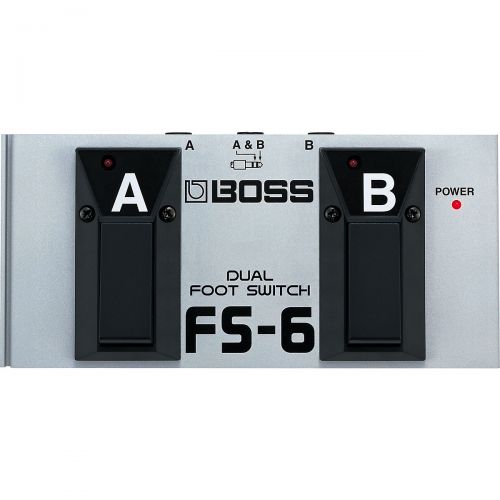  Boss},description:With 2 switches conveniently housed side-by-side, the Boss FS-6 Footswitch allows each switch to be set for latch or momentary operation. Pick the configuration t