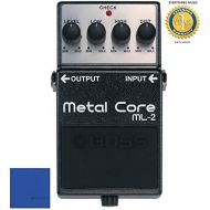 Boss ML-2 Metal Core Distortion Pedal with 1 Year Free Extended Warranty