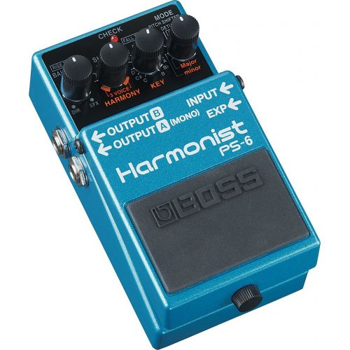  Boss PS-6 Harmonist 3-voice Guitar Harmony Effects Pedal with 1 Year Free Extended Warranty