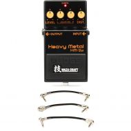 Boss HM-2W Waza Craft Heavy Metal Distortion Pedal with Patch Cables